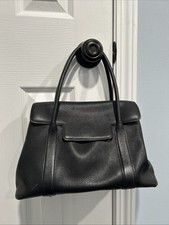 Authentic Delvaux Bruxelles Black Leather Hand Bag, Lt Use, Some Scuffs & Marks