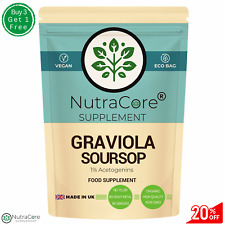 Graviola (Corossol) Fruit-6000mg Capsules (1% Acetogenins) -liver