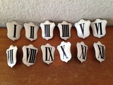 Plaques émaillées Numéros