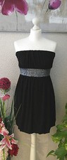 Vêtement occasion femme : Robe bustier noire - T : 36 / 38