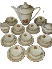 Ancien service à café porcelaine de luxe ADP "fragonard" vintage