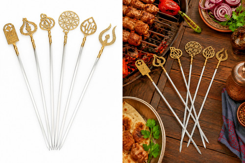Ensemble brochettes kebab - de,