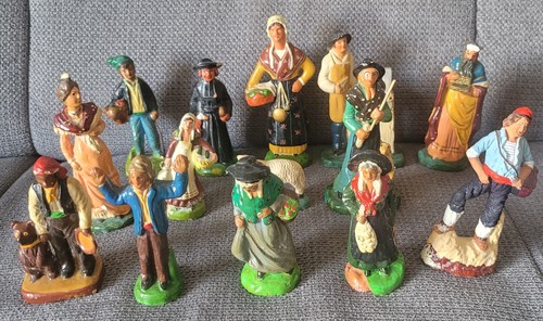 Lot santon pour crèche - lot,