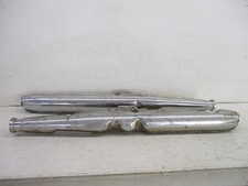 1968-1970 Suzuki T500 Titan Left Right Muffler Exhaust Pipe 14302-15601-H01