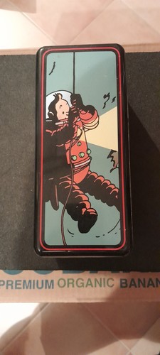 Boite tintin biscuit delacre - tintin,