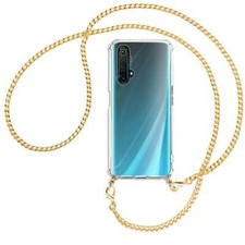 Collier pour Realme X50 / X50m 5G  chaîne en métal (O) Etui Coque avec cordon