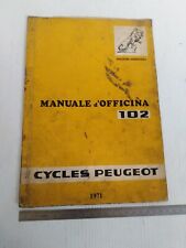 original workshop manual 1971 Peugeot 102 50 Italian language
