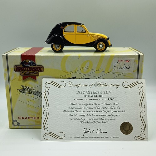 Matchbox citroën 2cv 1957 - matchbox,