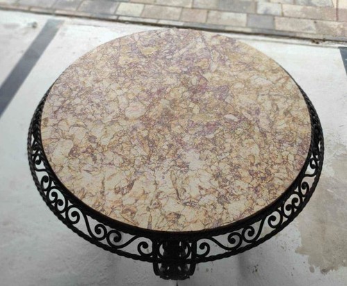 Table art déco fer forgé - table,