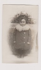 Antique Photo ?️ Child Portrait Coat Winter Vintage 1930s