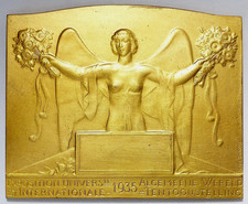 Médaille Exposition Universelle de Bruxelles 1935 par Bonnetain