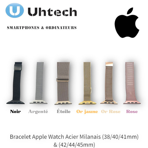 Bracelet apple watch acier - watch,