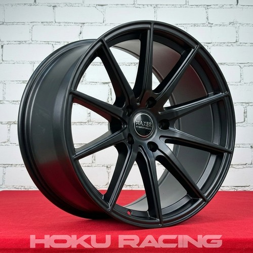 Roues noires concaves - 4x,