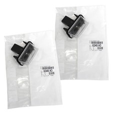 Pair 2 x 6340.A3 original Citroen C3 DS4 C5 Peugeot 206 207 307 license plate lights
