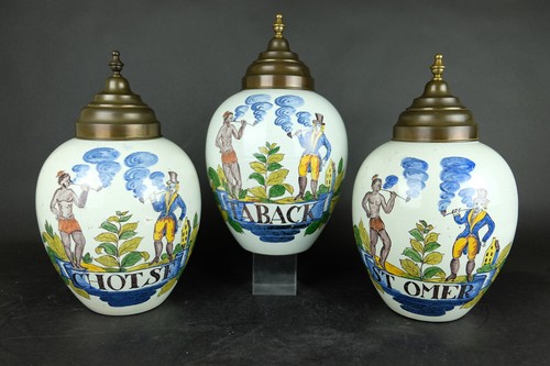 Lot pots à tabac - pots,