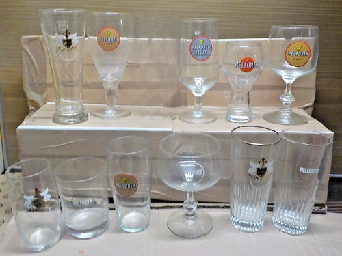 Verre ancien biere - 11,