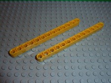 2 LEGO TECHNIC Yellow beam 13