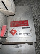 GRAVOGRAPH B6 Bevelling Machine A Restaurer