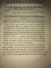 SUR UNE PÉTRIFICATION DU MONT