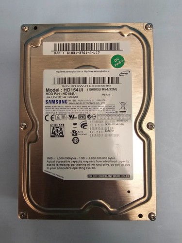 Samsung spinpoint f2eg - f2eg, hd154ui