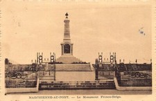 Belgique - MARCHIENNE AU PONT (Hainaut) Le monument aux morts franco-belge