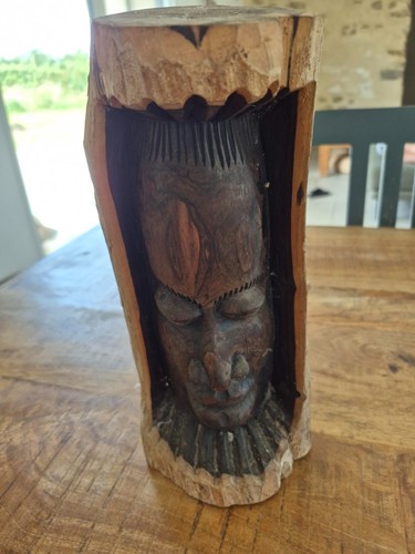 Statuette africaine visage