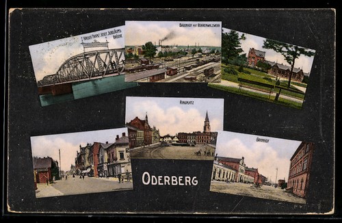 Carte postale oderberg gare - carte,