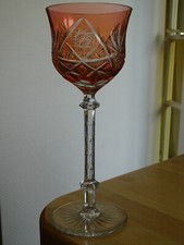 ANCIEN VERRE VIN COULEUR