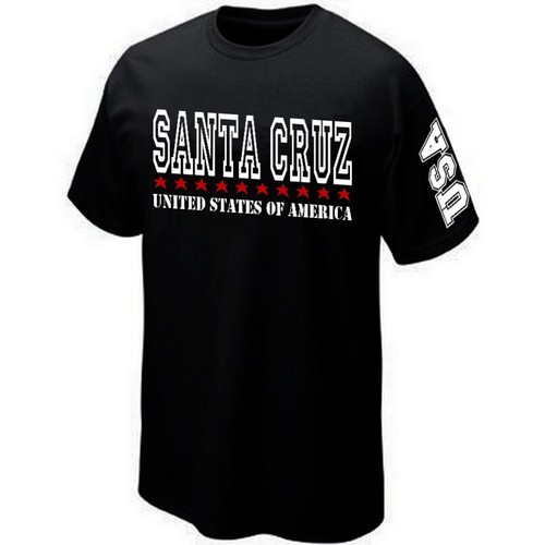 Shirt santa cruz usa etats - t-shirt,