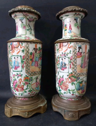 Pair oil lamp - pair,