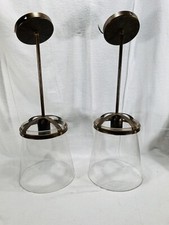 Paire de plafonniers lustre