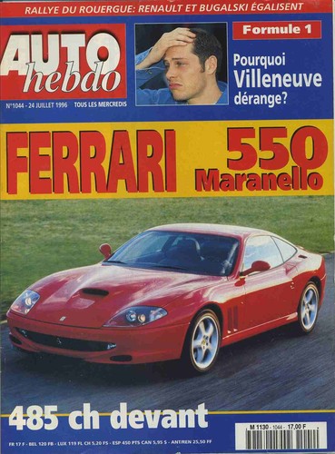 Auto hebdo 1044 - auto, 24/07/1996