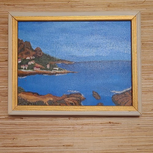 Tableau peinture paysage bord - paysage,