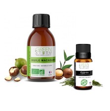 Duo"jambes lourdes" huile végétale macadamia et huile essentielle de cyprés - 10