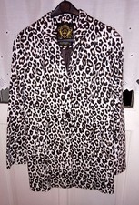 BIZZBEE VESTE MANTEAU FEMME LEOPARD TAILLE L
