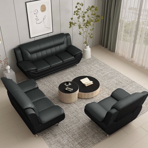 New black 3pc - 3pc, sofa