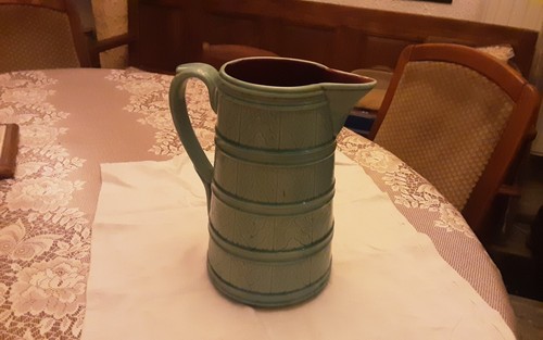 Pichet faience sarreguemines - pichet,