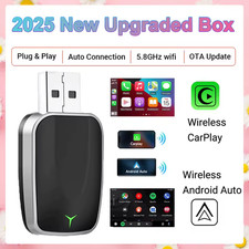 Adaptateur voiture sans fil, Android Auto 2 en 1, Mini boîte intelligente, WIFI