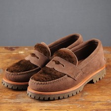 NWOB YUKETEN fur & brown suede