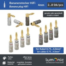 Set de fiches bananes HiFi