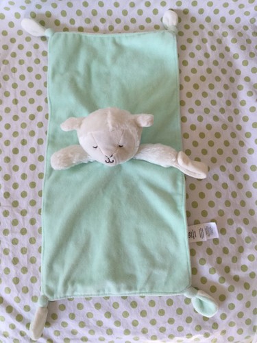 Carters lovey white lamb mint - lovey,
