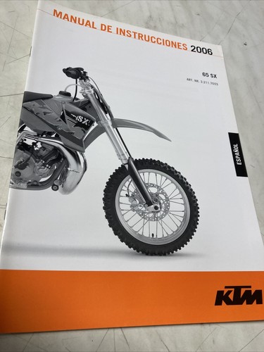 Ktm 65sx 2006 manuel - ktm, 65