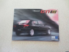 1997 Peugeot 306 GTI 6 car advertising brochure - GTI-6 - England -- -----