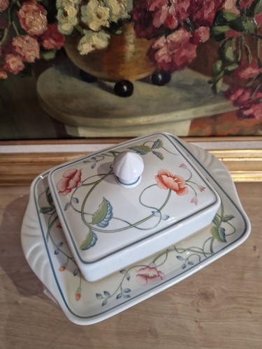 Superbe beurrier porcelaine - superbe,