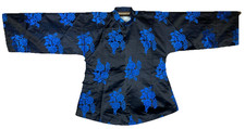 Vintage Antique Floral Silk Qipao Jacket Lt Qing Early ROC 20s 30s Robe Chinese