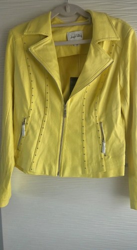 Veste ajustée daim jaune - ajustée,
