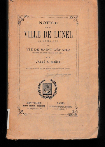 Roûet notice sur - -,