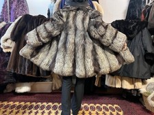 Silberfuchsmantel Manteau de