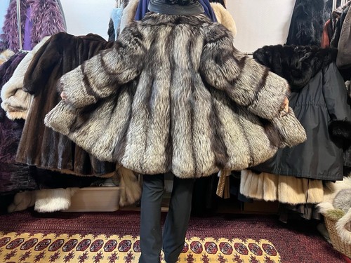 Manteau fourrure renard - en,