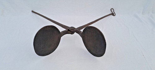 Outil ancien gaufrier fer - -,